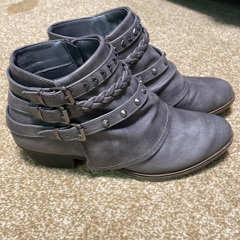 Rampage terrain charcoal WS8399 8 m gray boots sparkle